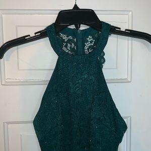 Thigh length formal dress